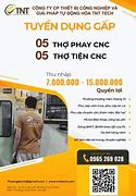 Tuyển Thợ Cnc